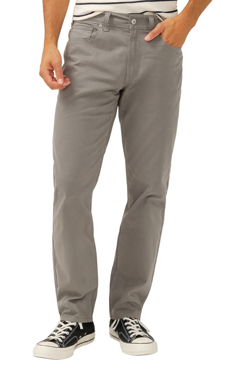 Silver Jeans Co. Eddie Athletic Fit Tapered Jeans, Main, color, Grey