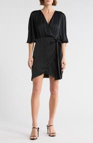 Ramy Brook Alexis Faux Wrap Minidress