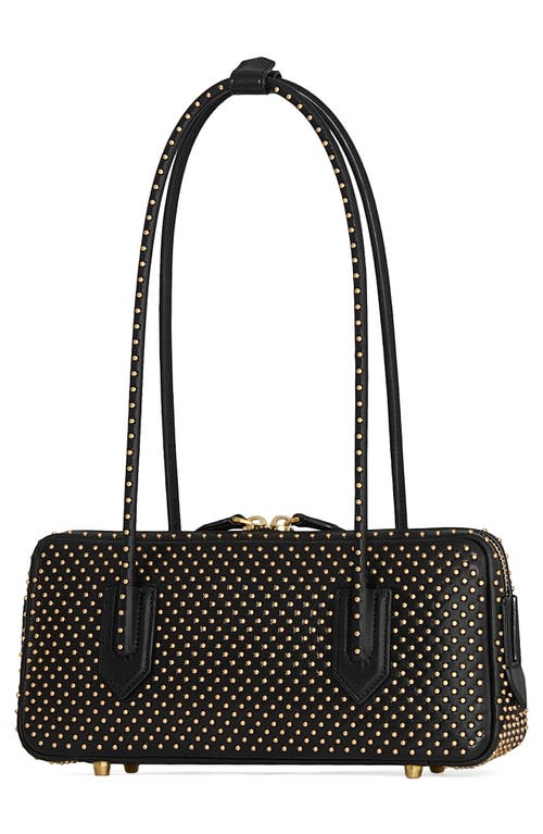 Rebecca Minkoff The Brief Studded Leather Shoulder Bag In Black