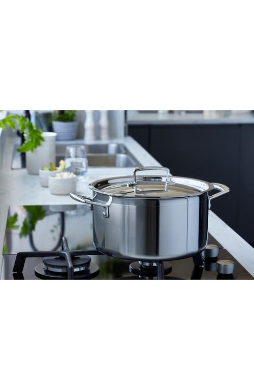 Le Creuset 10-quart Classic Stainless Steel Stock Pot In Stainless Steel