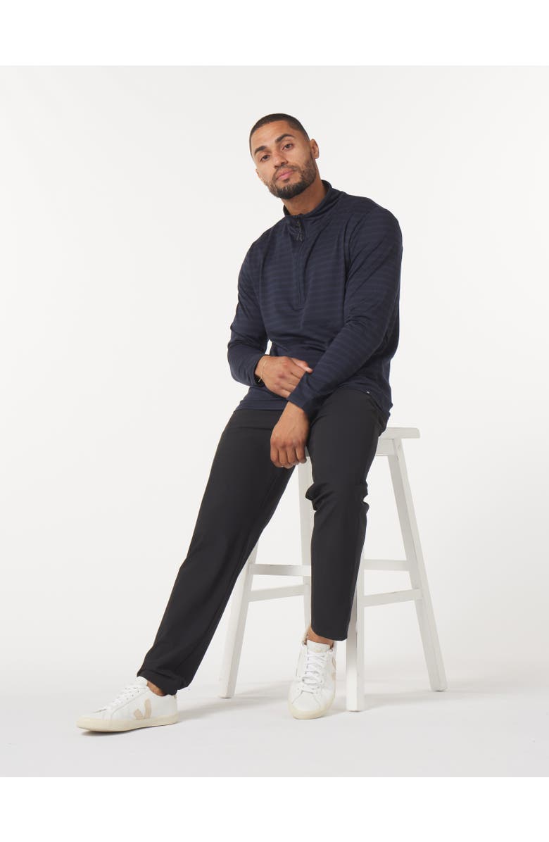 GLYDER Tahoe 1/4 Zip Up Marble, Main, color, Navy Stripe