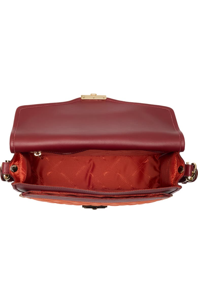 Longchamp Mademoiselle Shoulder Bag, Alternate, color, Burnt Red