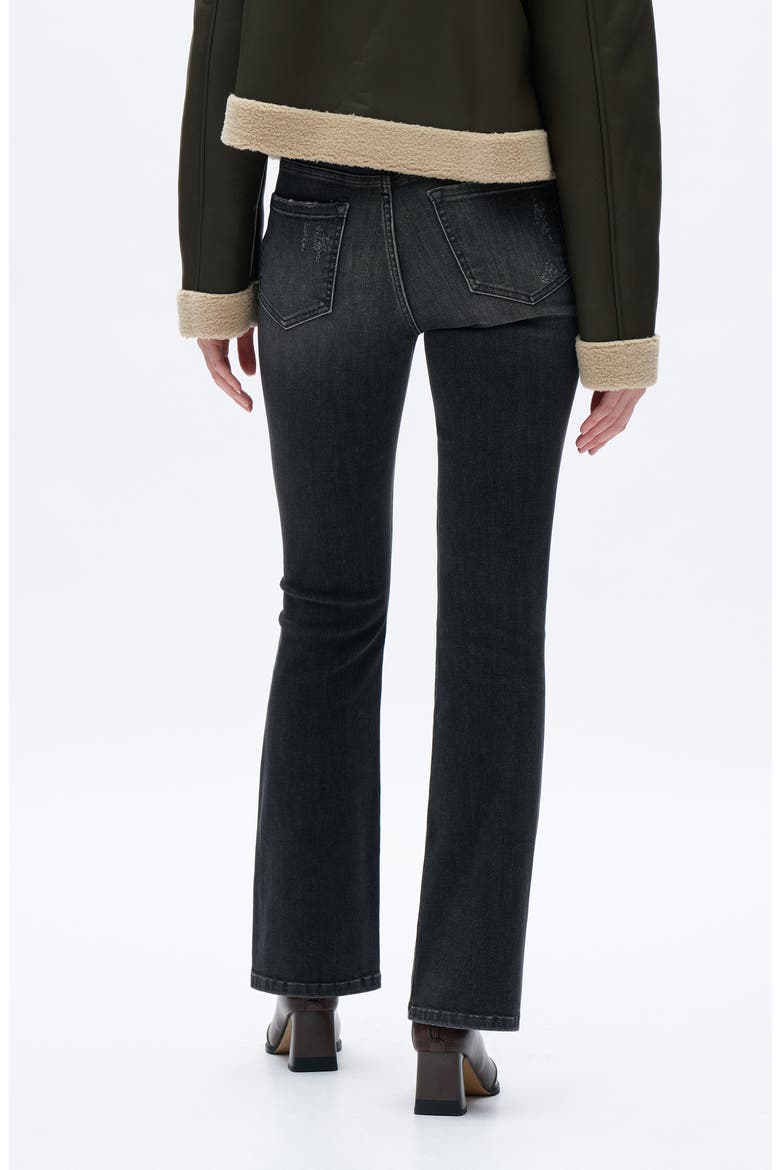 High Waist Bootcut Jeans, Alternate, color, VINTAGE DARK GRAY