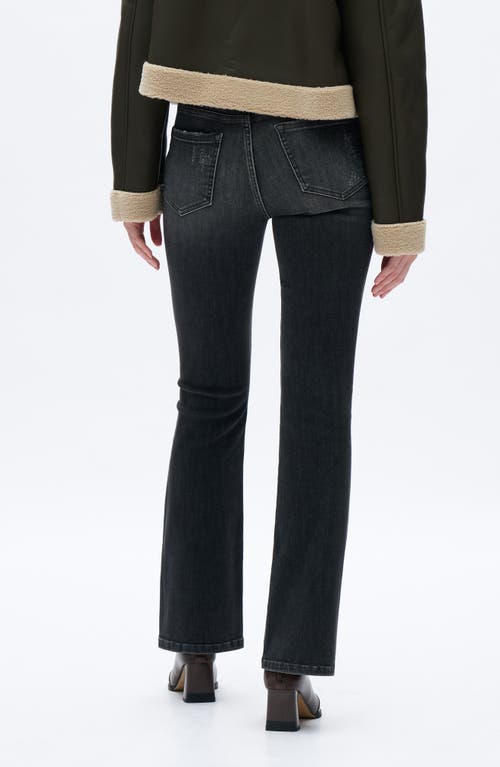 Bayeas High Waist Bootcut Jeans In Black