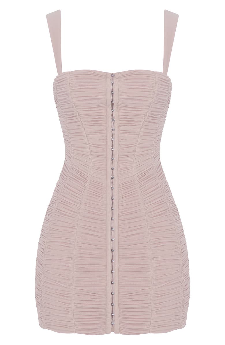 HOUSE OF CB Cate Ruched Minidress, Alternate, color, 