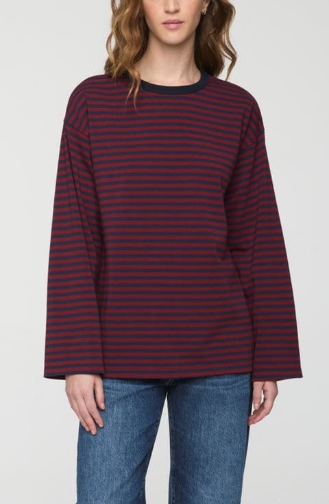 Reena Striped Long Sleeve T-Shirt