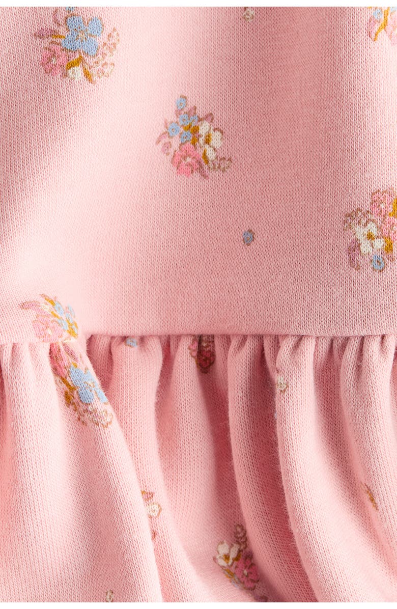 H&M Printed sweatshirt dress, Alternate, color, Pink/Floral
