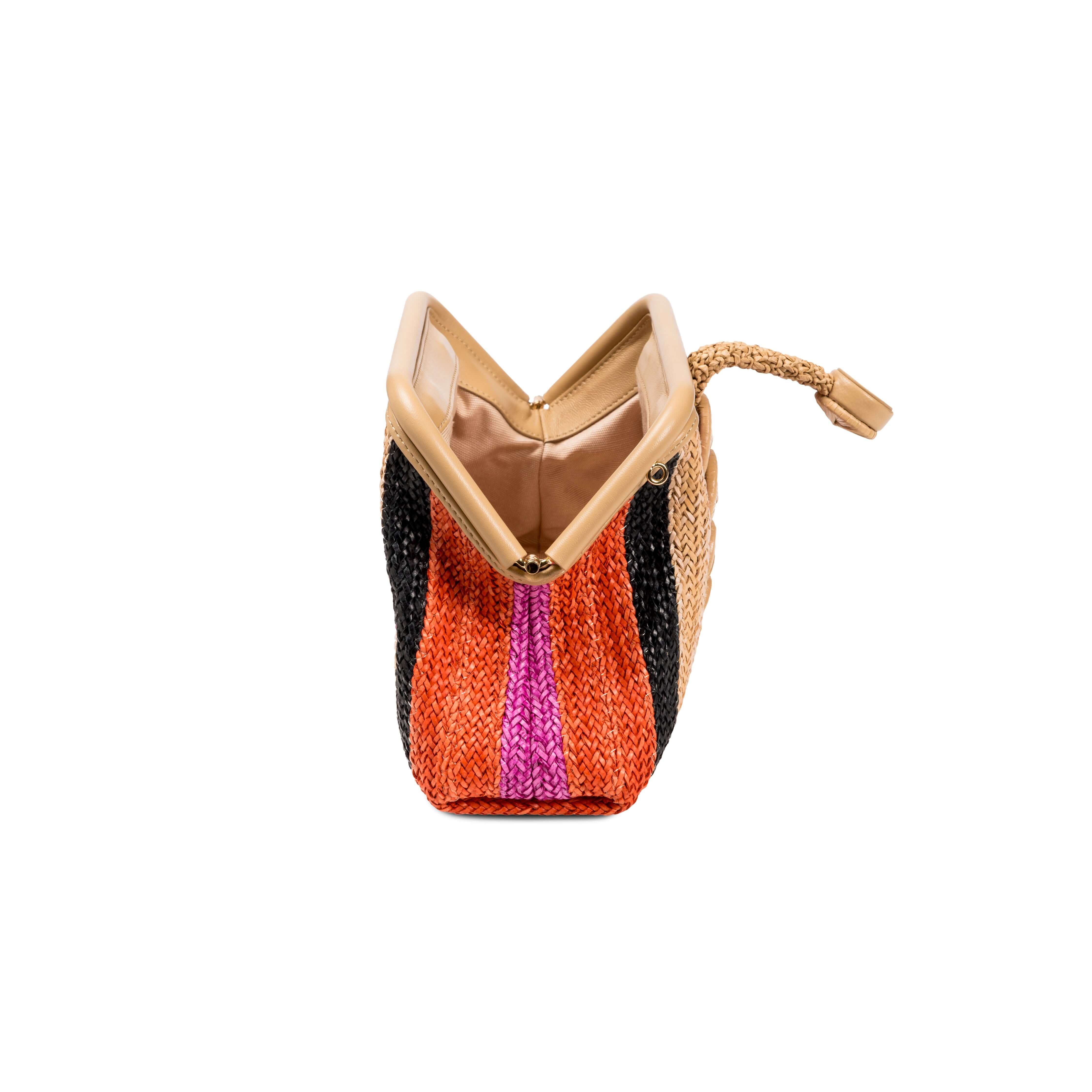 Alessa Multicolor & Beige Pouch Bag, Alternate, color, Multicolor