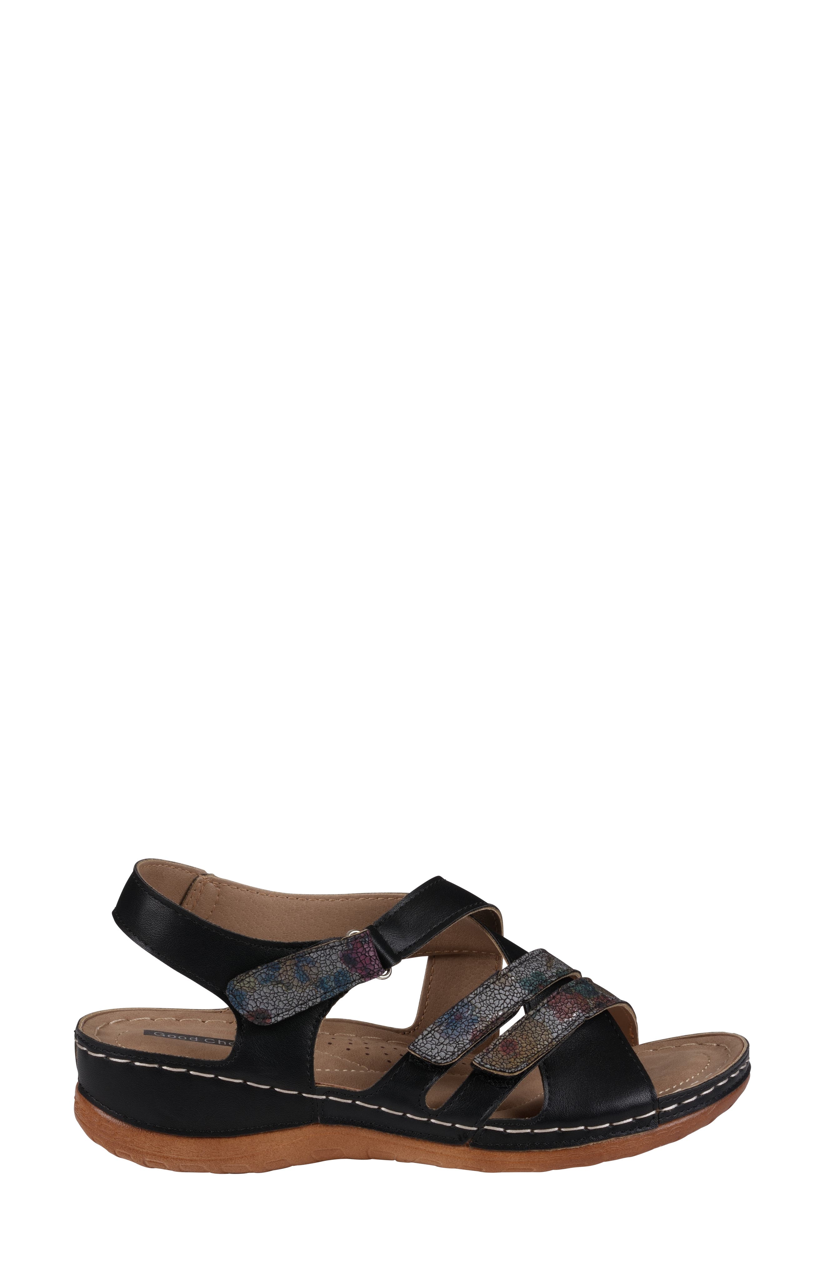 Dalary Ankle Strap Sandal, Alternate, color, BLACK
