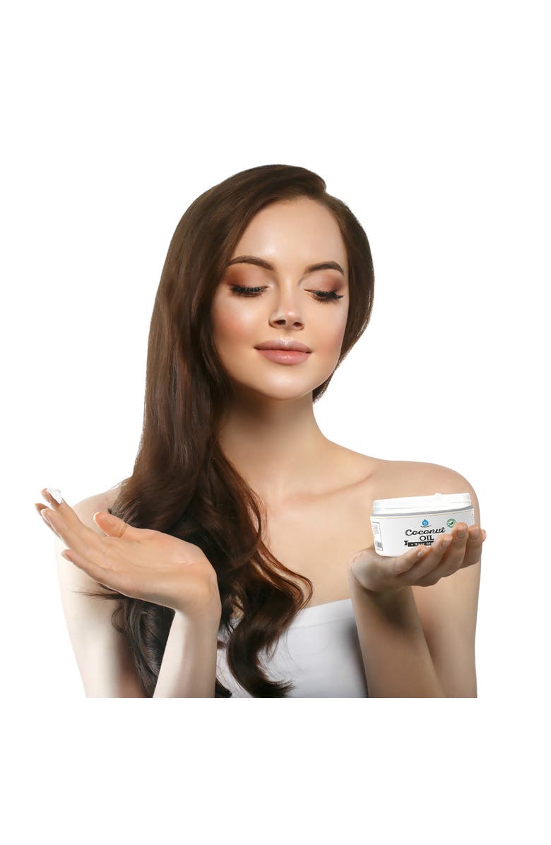 PURSONIC 100% Natural Coconut Oil Hair Mask 10 Oz, Alternate, color, Multicolor