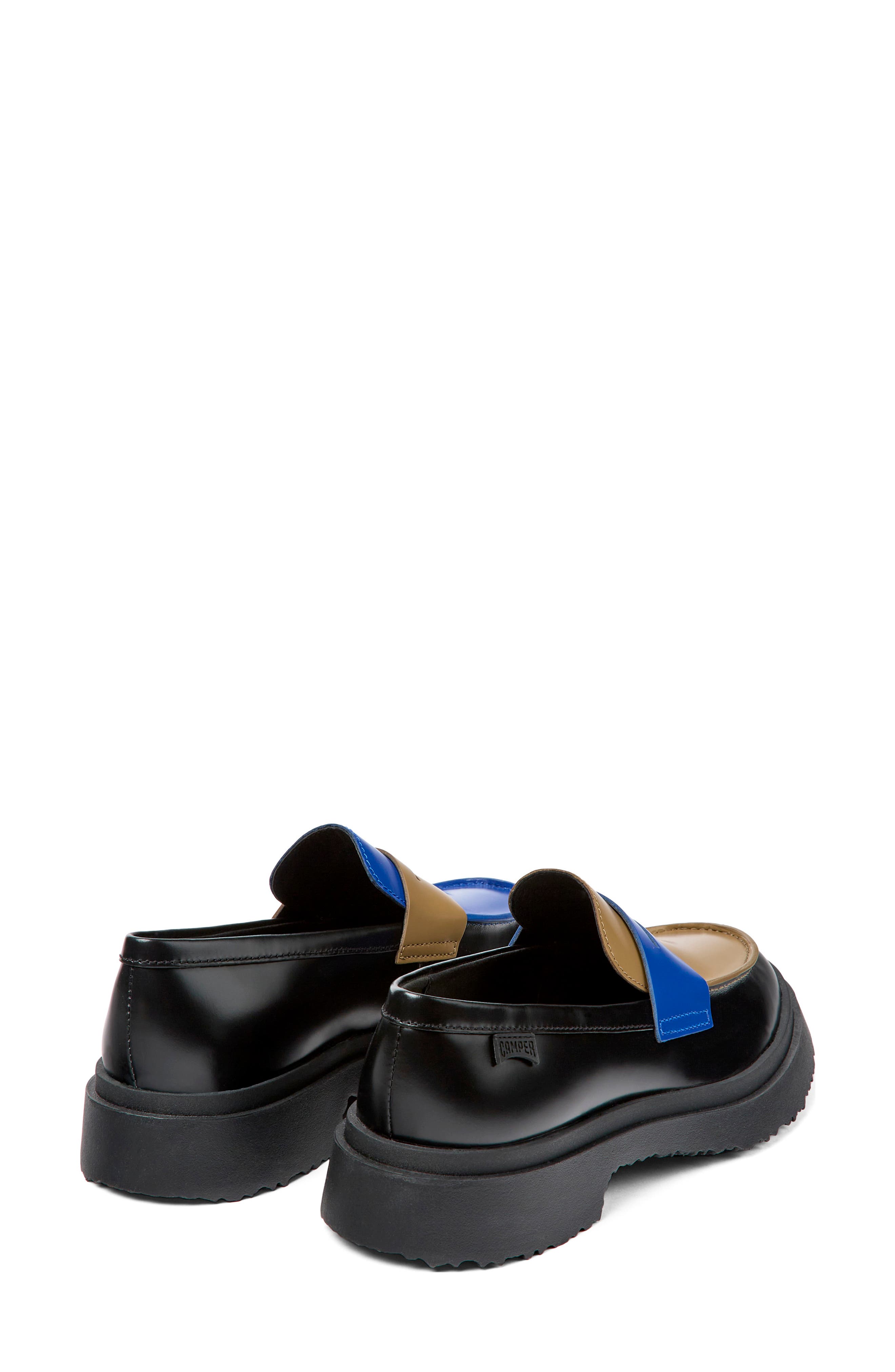 Camper Chunky Platform Penny Loafer, Alternate, color, 