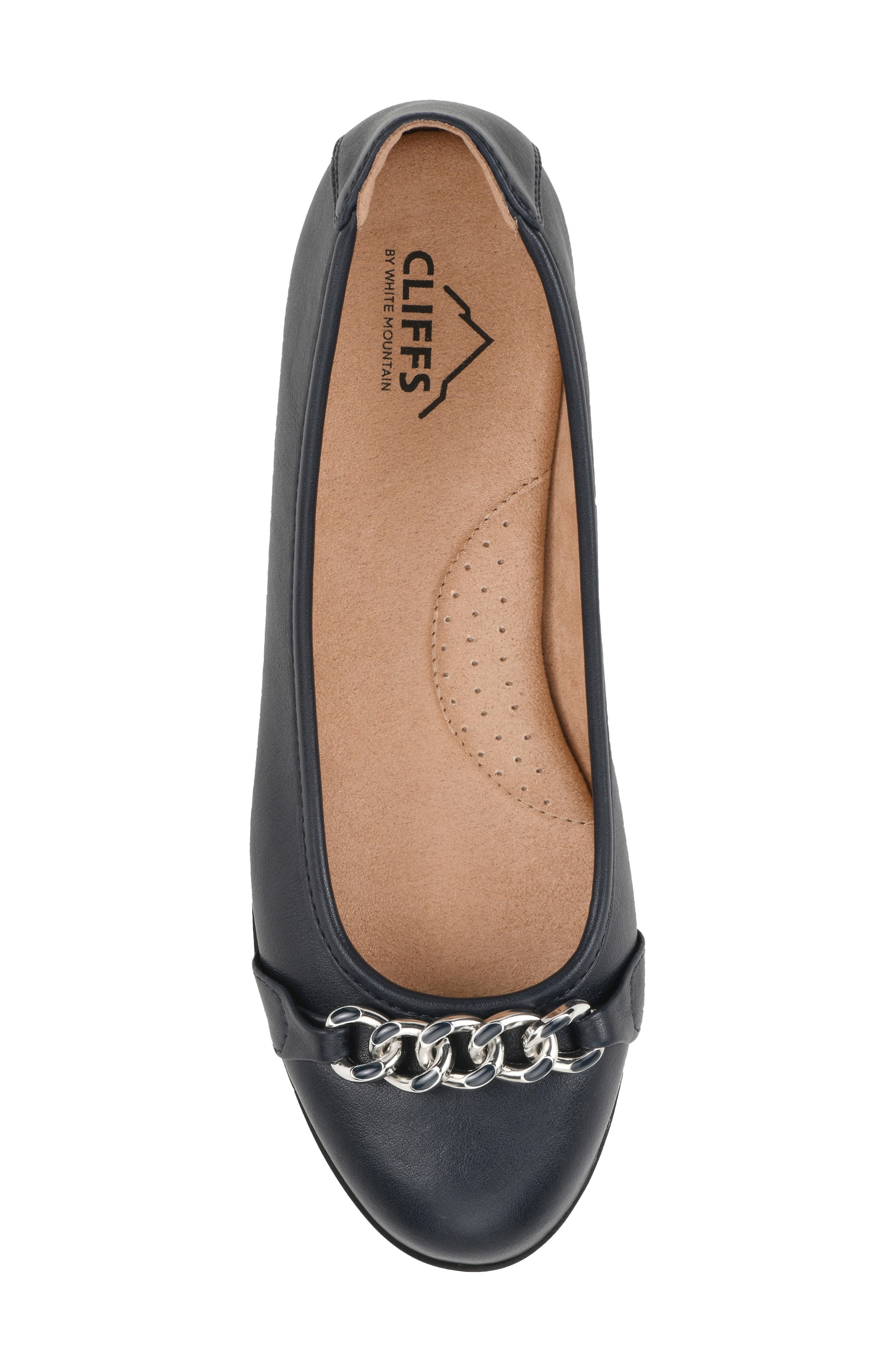Carlise Ballet Flat, Alternate, color, NAVY/ SMOOTH