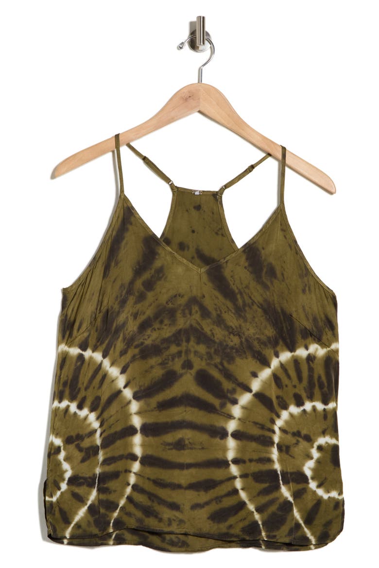 Mi Amor Satin Camisole, Alternate, color, MILITARY SPIN WASH