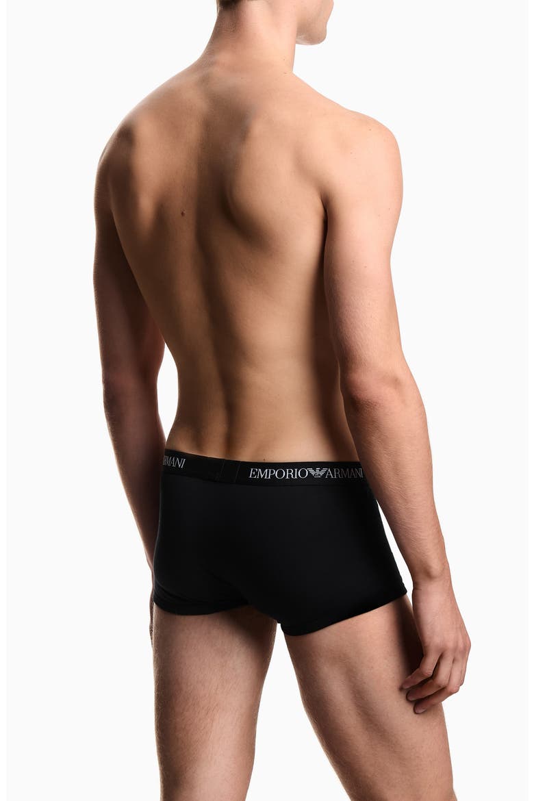 3-Pack Cotton Trunks, Alternate, color, SOLID BLACK