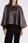 Steve Madden Faux Leather Cape