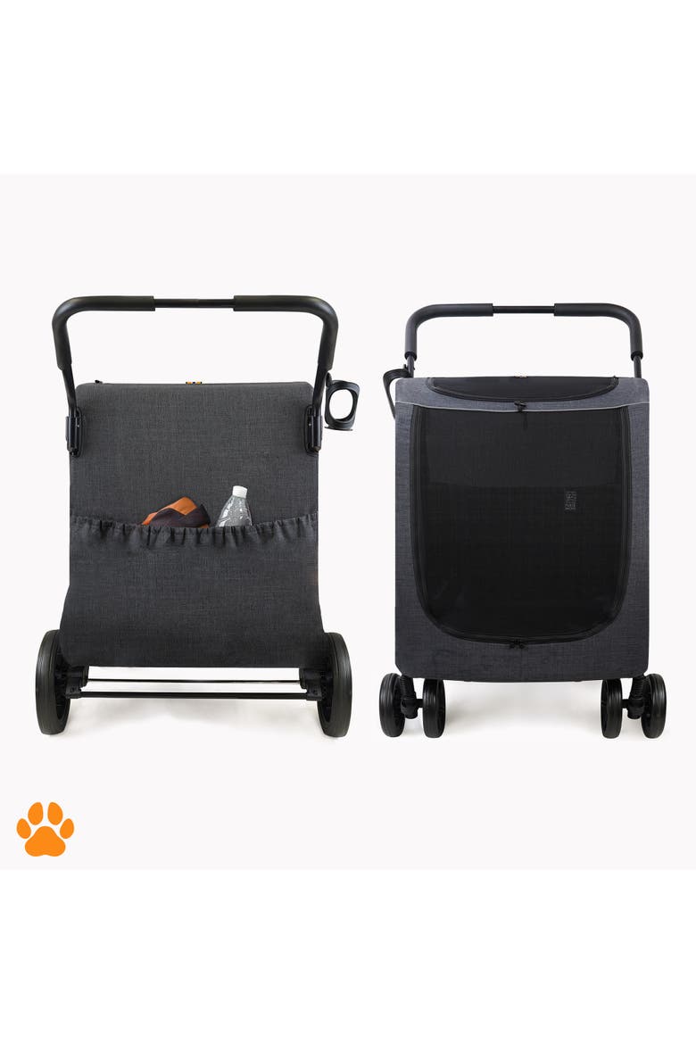 Raincover Pet Stroller, 110 Pound Capacity, Alternate, color, Black