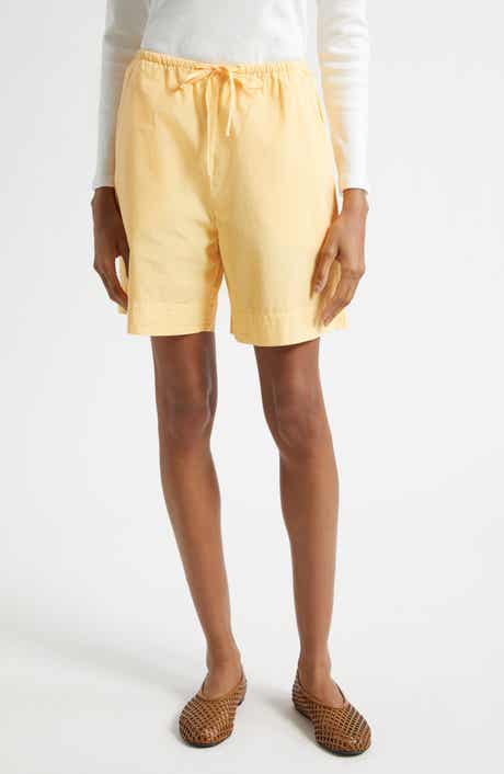 Kyoto Drawstring Waist Cotton Shorts