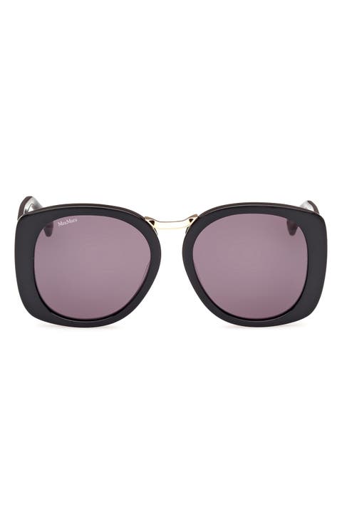55mm Round Sunglasses