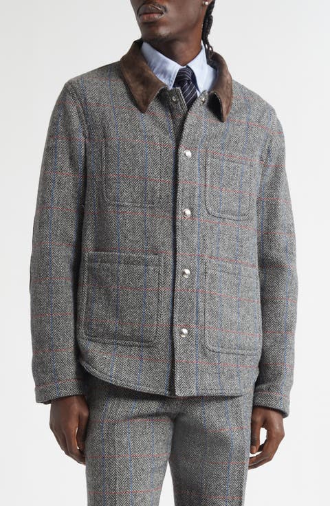 Hunting Tweed Utility Jacket