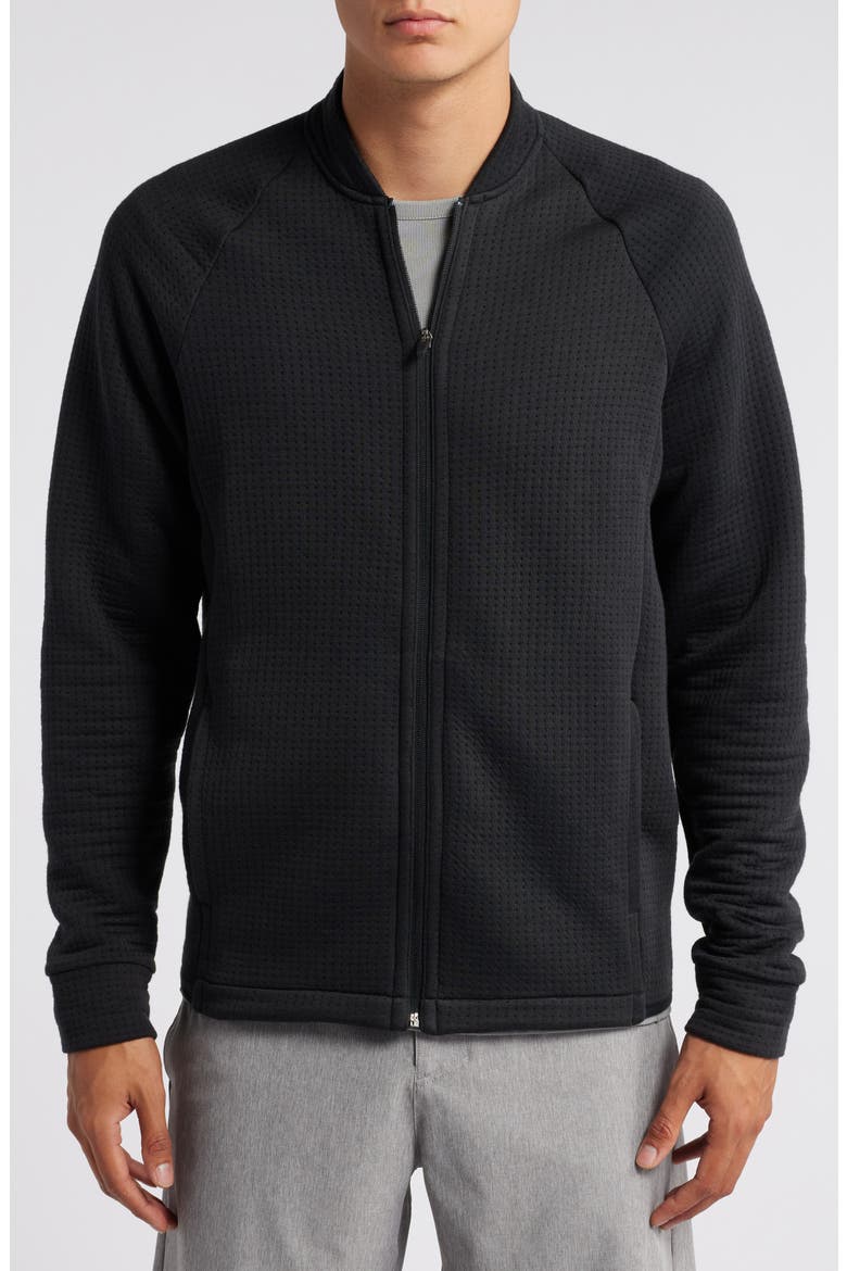 Power Up Quilted Jacket, Alternate, color, BLACK
