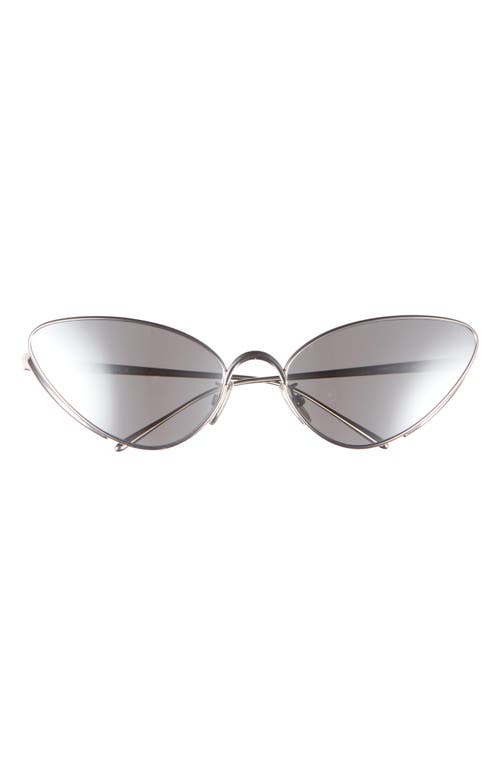 Loewe Signature 58mm Cat Eye Sunglasses In Gray
