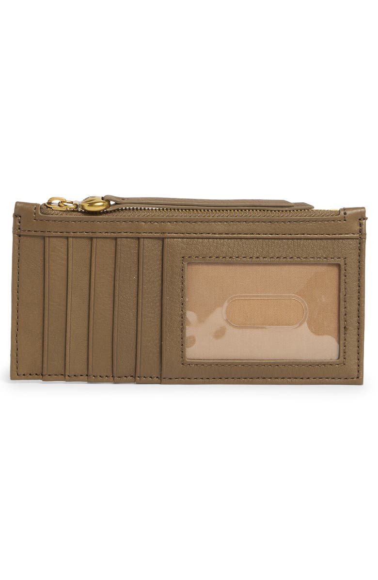 HOBO Carte Leather Wallet, Alternate, color, Dark Elm