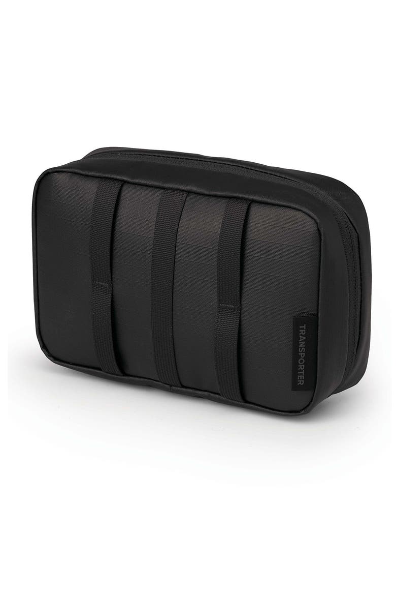 Transporter Powerhouse Tech Storage Pouch, Alternate, color, RAVEN BLACK/ BLACK