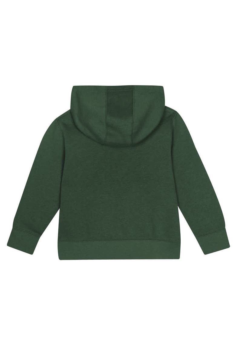 Toddler Nike Hunter Green Milwaukee Bucks Team Logo 2-Piece Club Fleece Hoodie & Sweatpants Set, Alternate, color, Hunter Green