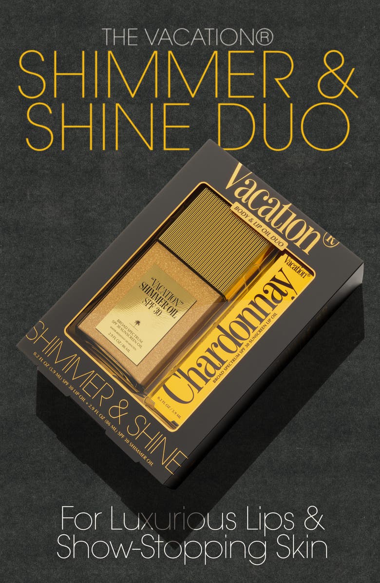 Vacation Shimmer & Shine Body & Lip Oil Set $54 Value, Alternate, color, 