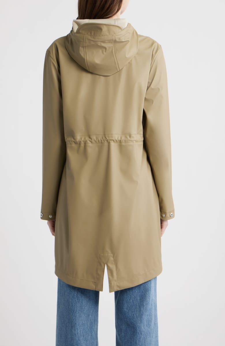 Ilse Jacobsen Hooded Waterproof Raincoat, Alternate, color, Coriander