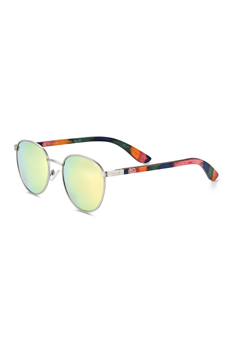 Boracay Polarized Sunglasses, Main, color, Rainbow/Green