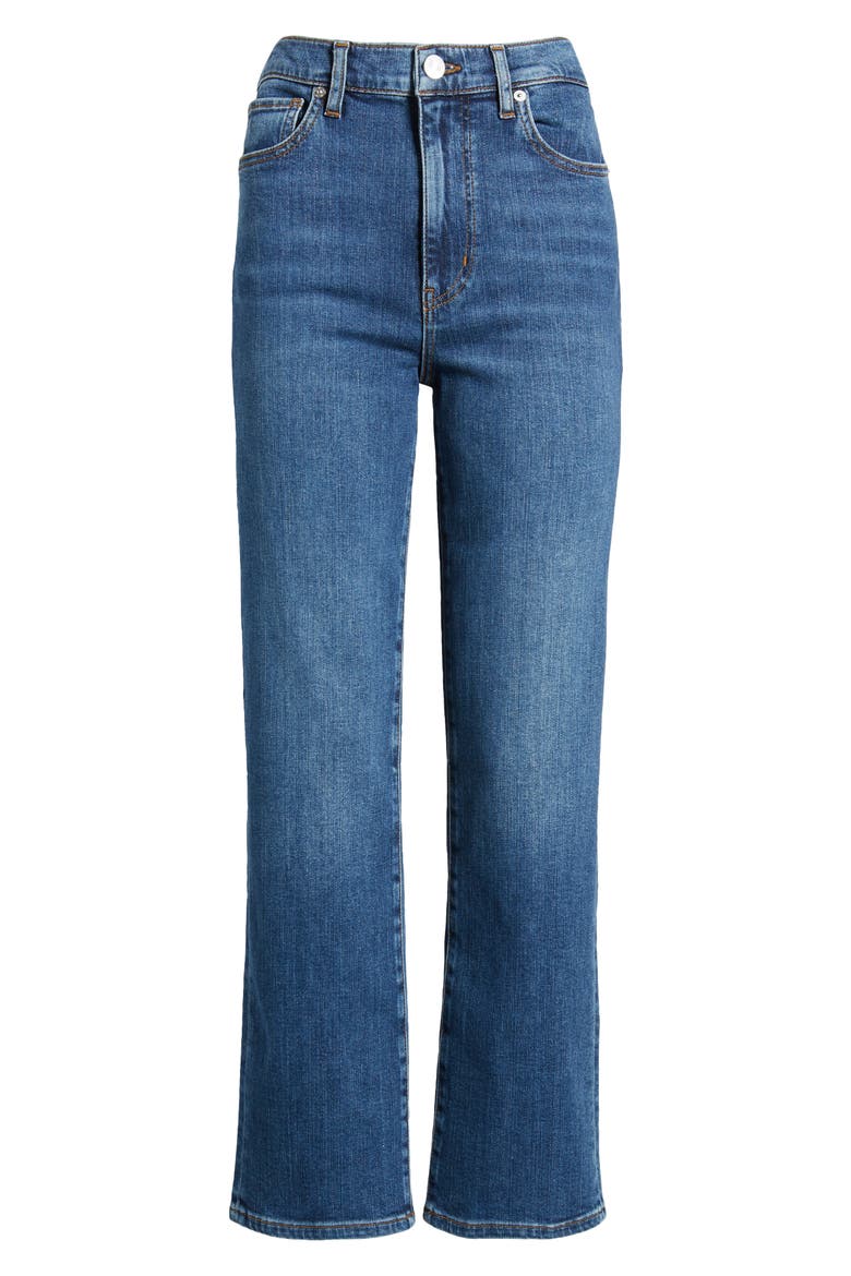 Le Sleek High Waist Ankle Straight Leg Jeans, Alternate, color, MARSA