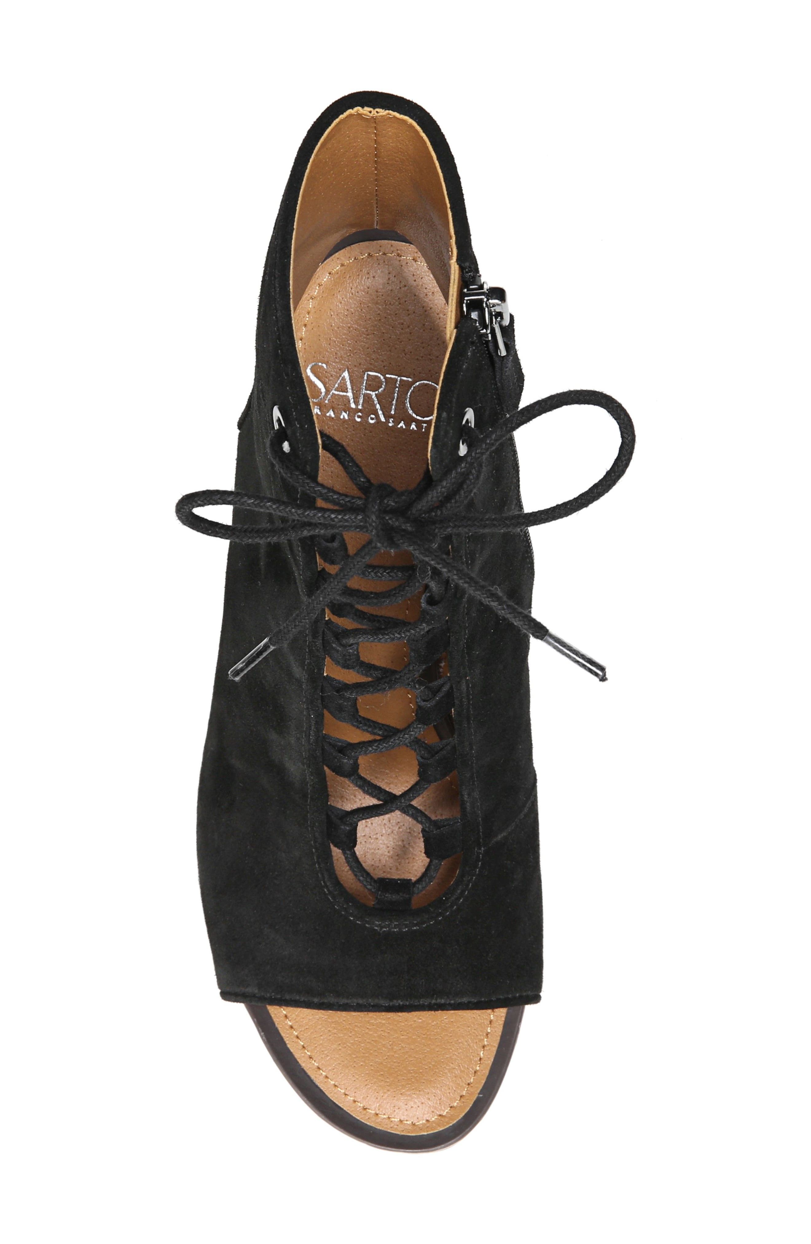 SARTO by Franco Sarto Steffie Peep Toe Bootie, Alternate, color, 