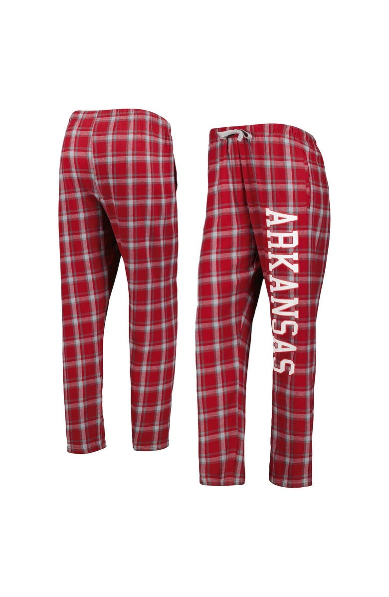BOXERCRAFT Women's Cardinal/Gray Arkansas Razorbacks Haley Flannel Sleep Pants, Main, color,