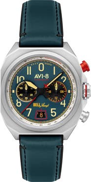 AVI-8 Bell X-1 Machbuster Chronograph Watch, 41mm