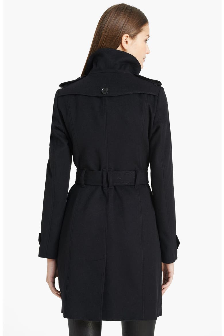 'Basingstoke' Wool & Cashmere Coat, Alternate, color, BLACK