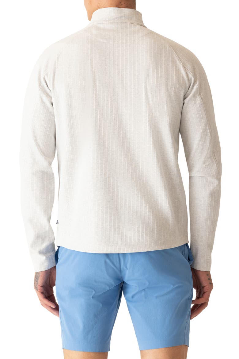 Stratluxe Jersey Quarter Zip Pullover, Alternate, color, SILVER HEATHER
