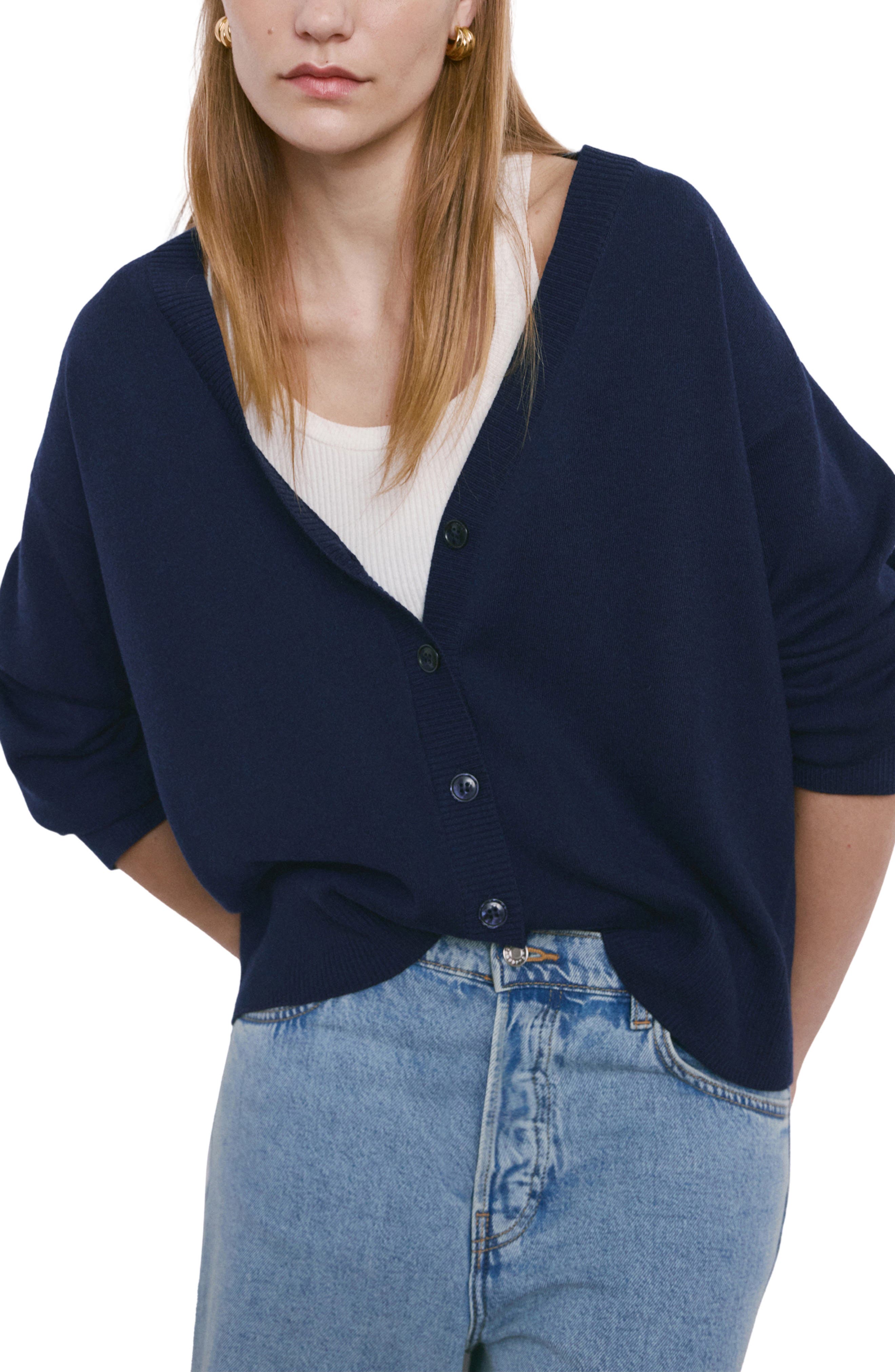V-Neck Cardigan - image 3