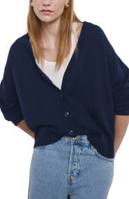 MANGO V-Neck Cardigan