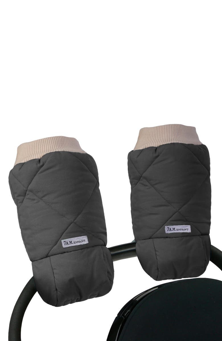 7 A.M. Enfant Warmmuffs Stroller Muffs, Main, color, Smokey Quilted