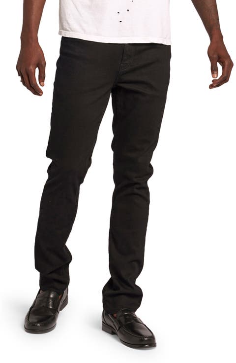 The Waylon Slim Fit Jeans (Clean Black)
