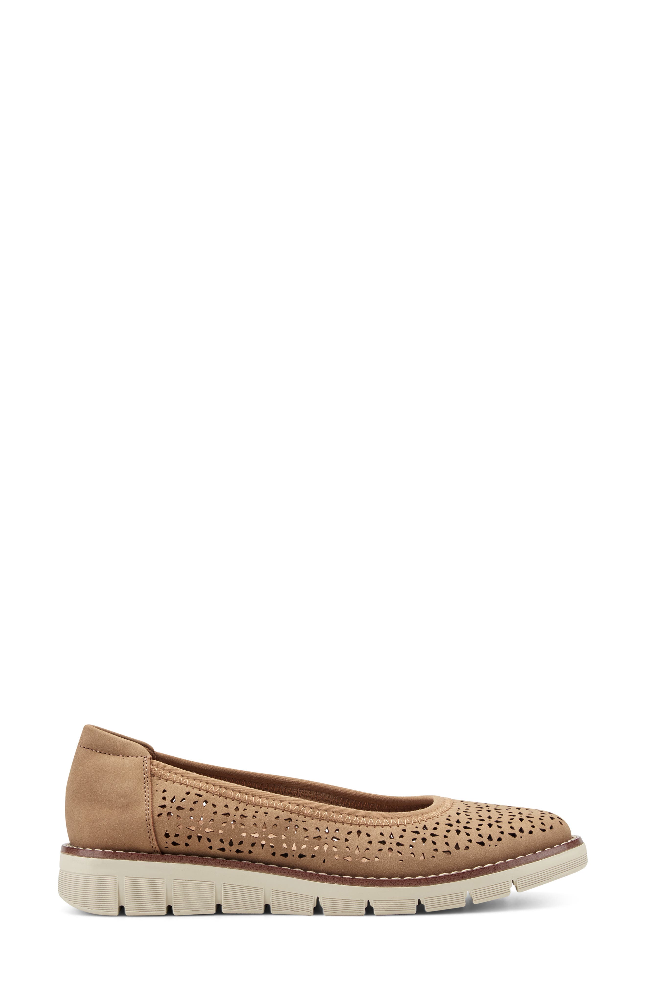 Victori Perforated Slip-On Sneaker, Alternate, color, BROWN