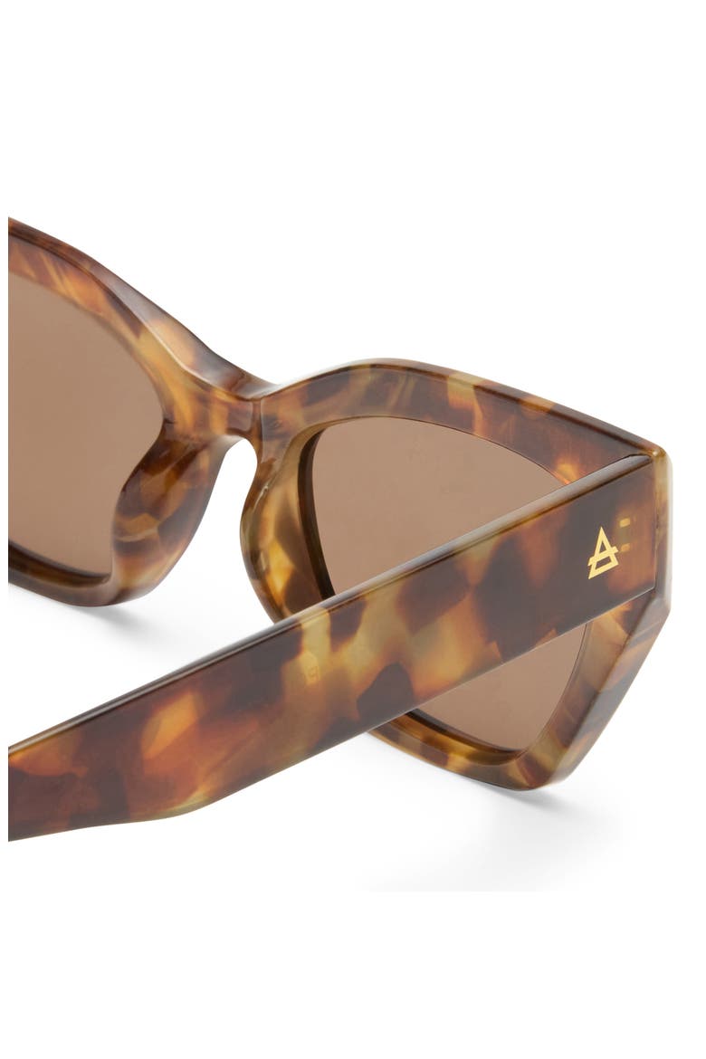 Persei 51mm Cat Eye Sunglasses, Alternate, color, DARK TORT