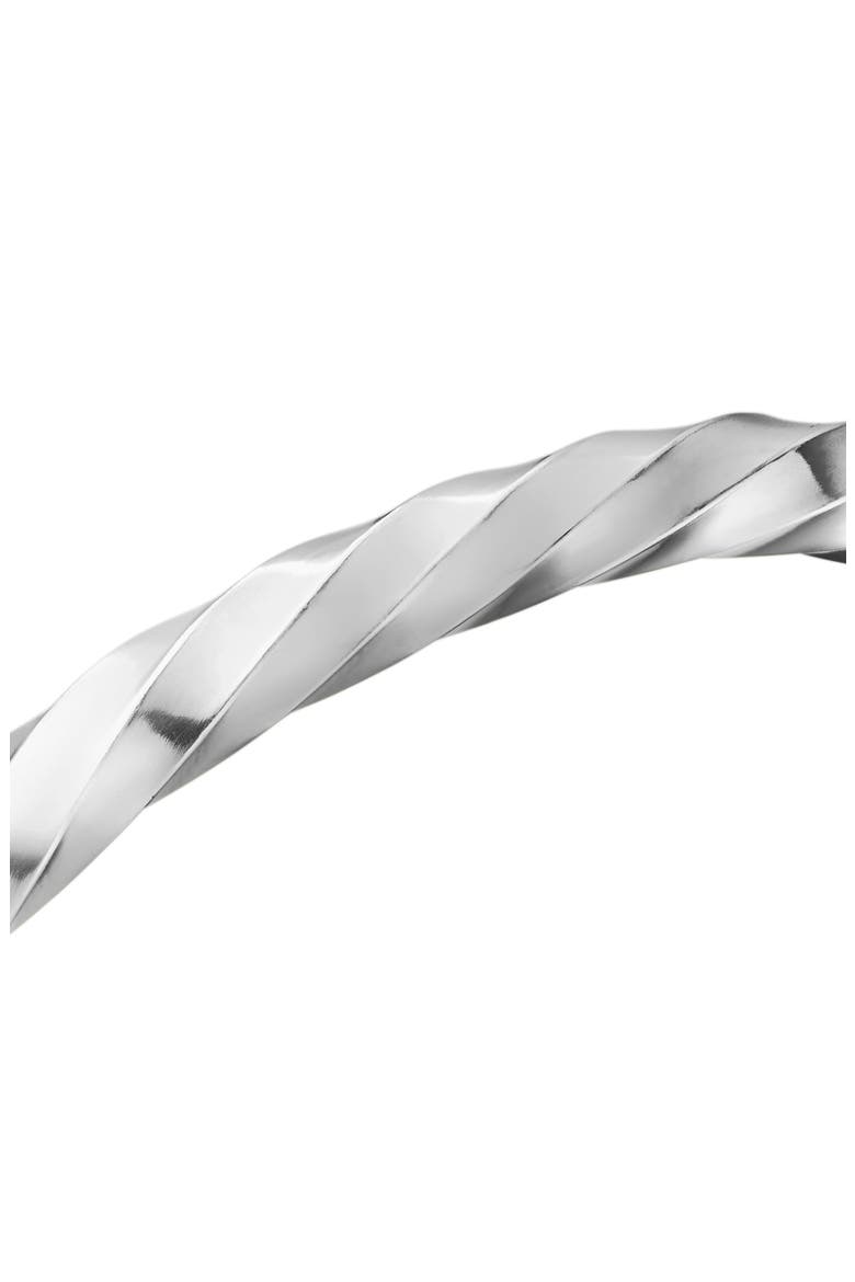 Cable Edge Cuff Bracelet in Recycled Sterling Silver, 5.5mm, Alternate, color, STERLING SILVER RECYCLED