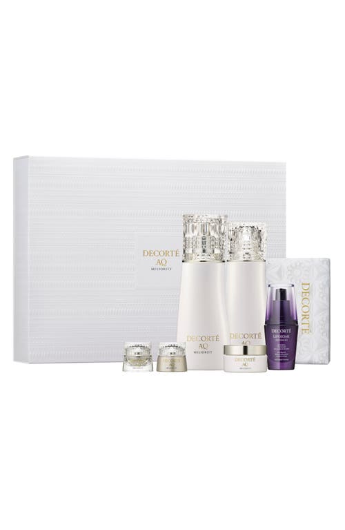 Decorté Aq Meliority 7-piece Skin Care Set $686.54 Value In Transparent