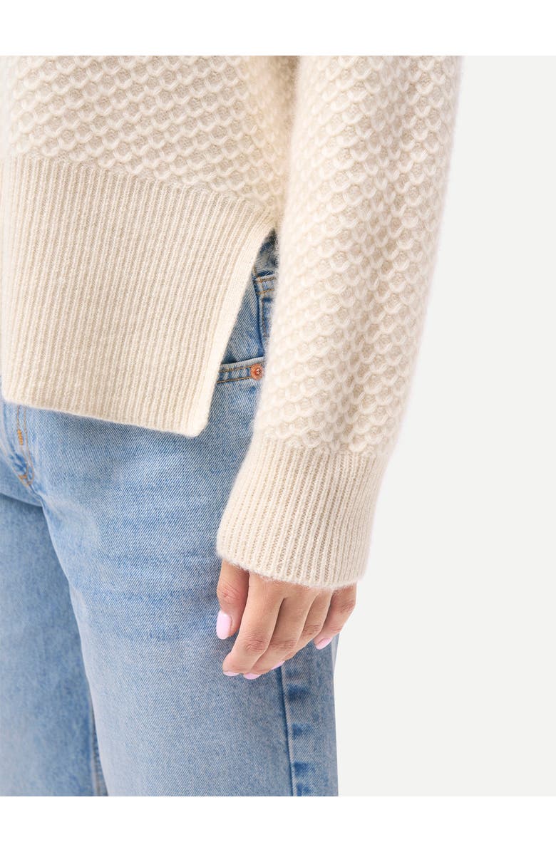 Gobi Cashmere High-Neck Knitted Sweater, Alternate, color, Taupe