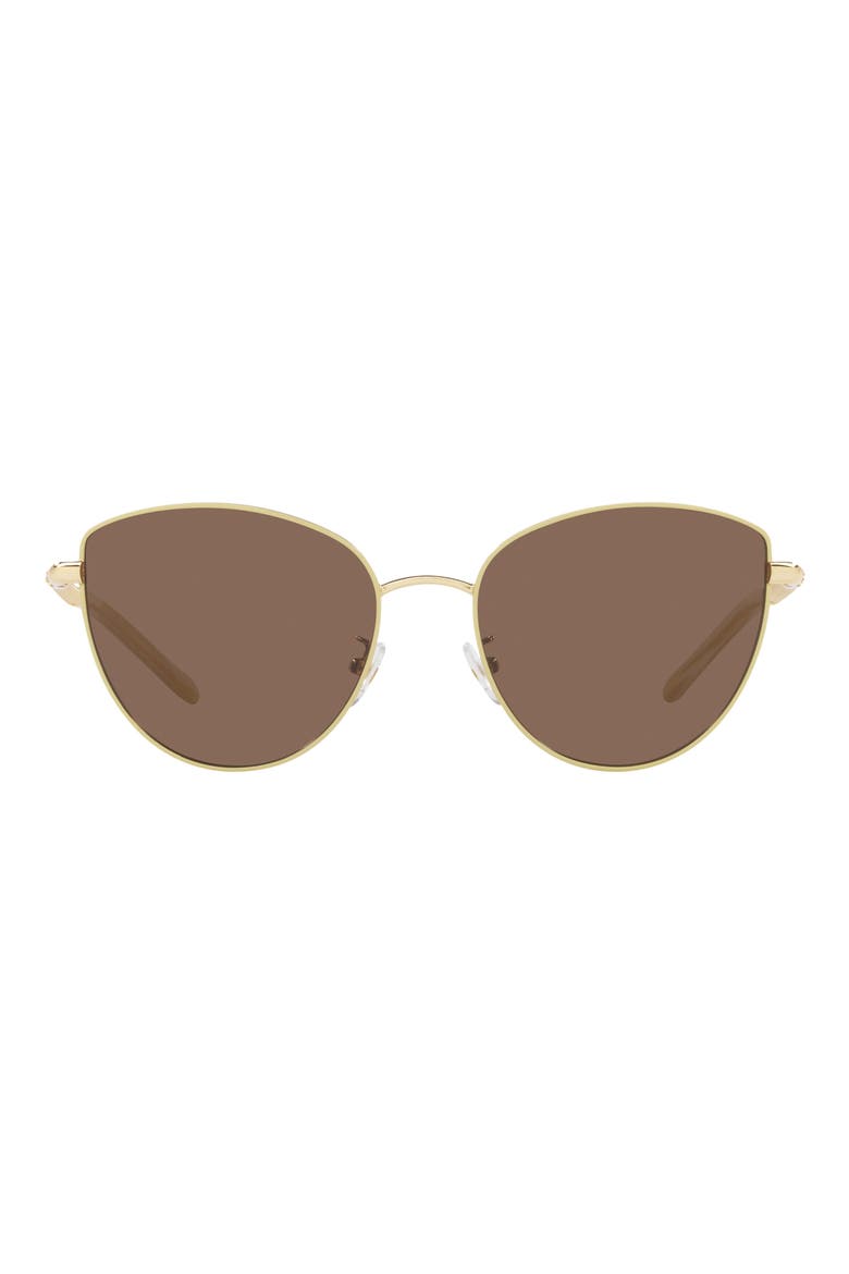 56mm Cat Eye Sunglasses, Main, color, MILKY IVORY