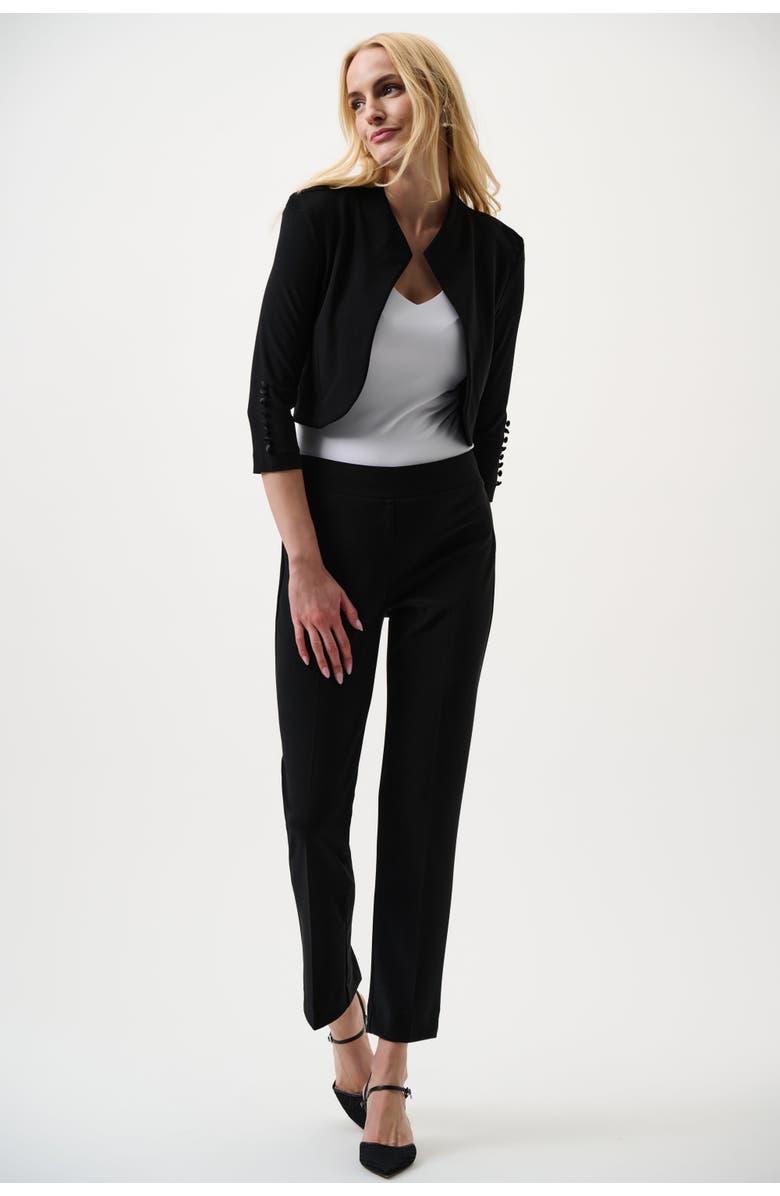 JOSEPH RIBKOFF Classic Straight Pant, Alternate, color, Black