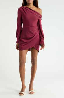Cameron One-Shoulder Long Sleeve Dress
