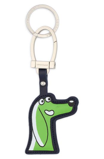Longchamp X Clo'é Floirat Key Ring In Green